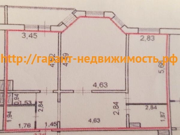 Продается 2х комнатная квартира улучшенной планировки